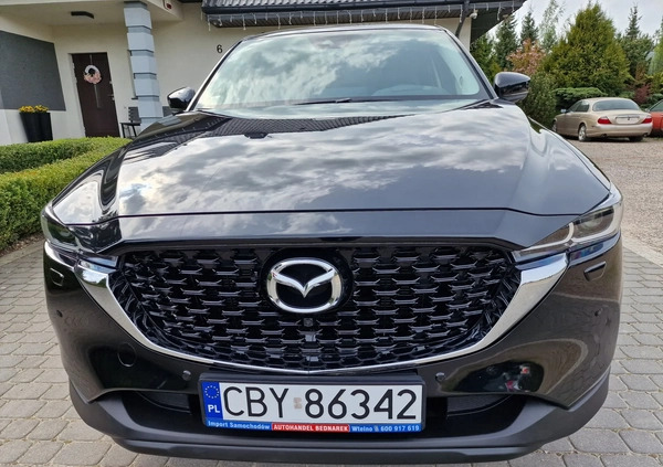 Mazda CX-5 cena 121000 przebieg: 16000, rok produkcji 2022 z Kleszczele małe 781